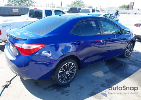 2016 Toyota Corolla S Premium из США, поврежденный, VIN 5YFBURHEXGP472482